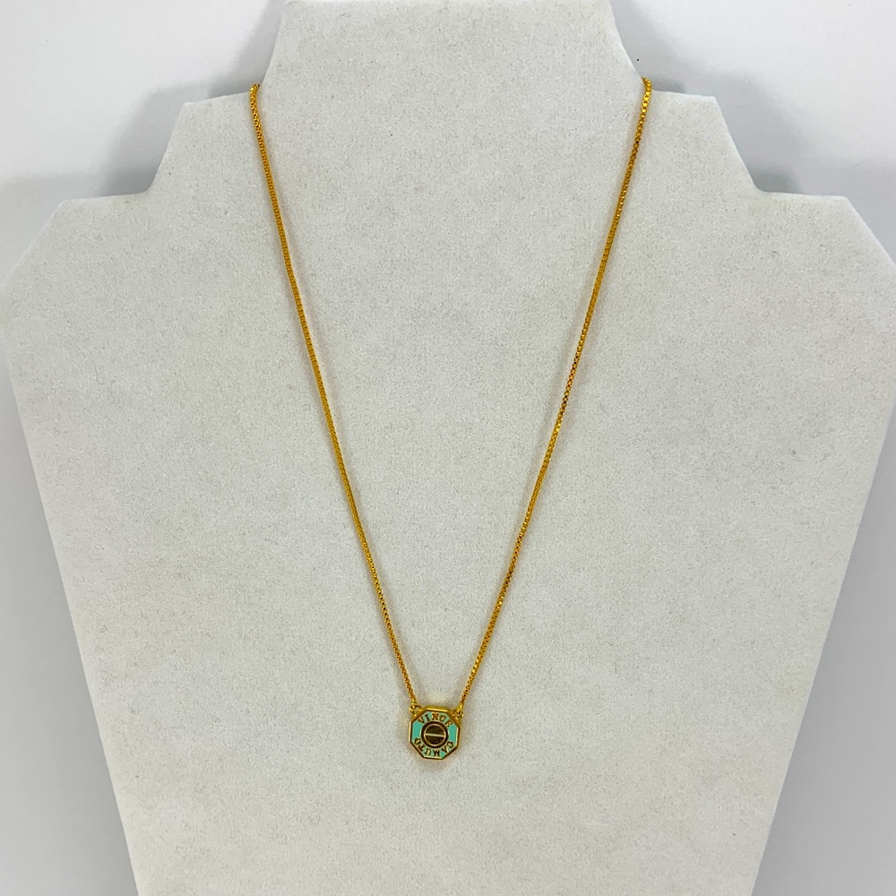 Vince Camuto logo necklace